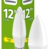 Лампа СДЛ C35 12Вт свеча 3000К E27 230В IEK Generica LL-C35-12-230-30-E27-G