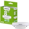 Лампа СДЛ T80 8Вт таблетка 6500К GX53 230В IEK Generica LL-T80-08-230-65-GX53-G