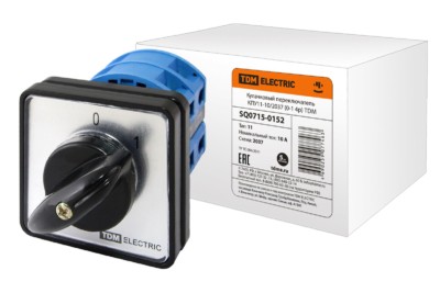 Кулачковый переключатель КПУ11-10/2037 (0-1 4р) TDM