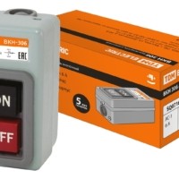 Выключатель кнопочный с блокировкой ВКН-306 3Р 6А 230/400В IP40 TDM