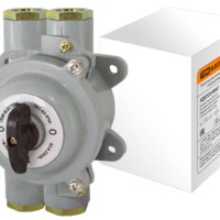 Пакетный выключатель ПВ2-63 2П 63А 220В, силуминовый корпус, IP56 TDM