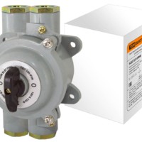 Пакетный выключатель ПВ2-100 2П 100А 220В, силуминовый корпус, IP56 TDM