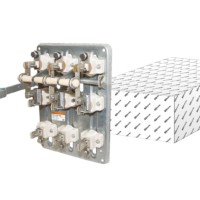 Рубильник РПС-1/1Л У3 TDM (100А,  левый привод, без плавких вставок)