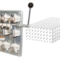 Рубильник РПБ-1/1П У3 TDM (100А,  правый привод, без плавких вставок)