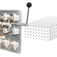 Рубильник РПБ-6/П У3 TDM (630А,  правый привод, без плавких вставок)