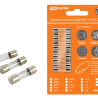 Плавкая вставка ВПТ6-5 0,5А 250В TDM упак (10 шт.)