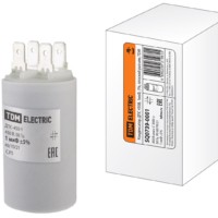 Конденсатор ДПС 450В, 1мкФ, 5%, плоский разъем, TDM