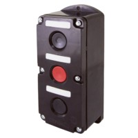 Пост кнопочный ПКЕ 212-3 У3, красная и две черные кнопки, IP40 TDM