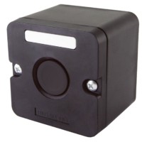 Пост кнопочный ПКЕ 222-1 У2, черная кнопка, IP54 TDM