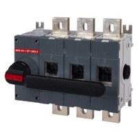 Рубильник ВНК-43-1 3П 1600А с установленной фронтальной ручкой управления TDM