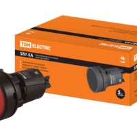 Кнопка SB7-EA41 с возвратом, 1НЗ, d22 мм, красная, IP40 TDM