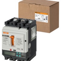 Выключатель ВА 3Р 250А 70кА (ЭР-ЖК дисплей) TDM