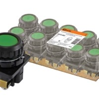 Выключатель кнопочный КЕ 011-У2-исп.1 зеленый 2з 10A 660B IP40 TDM