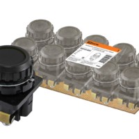 Выключатель кнопочный КЕ 011-У2-исп.1 черный 2з 10A 660B IP40 TDM