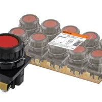 Выключатель кнопочный КЕ 011-У2 исп.3 красный 2р 10A 660B IP40 TDM