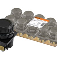 Выключатель кнопочный КЕ 011-У2-исп.5 черный 1р 10A 660B IP40 TDM