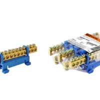 Шина “N” нулевая с изолятором на DIN-рейку 6×9мм стойка мал. 15 групп TDM