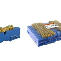 Шина “N” нулевая с изолятором на DIN-рейку 8×12мм стойка бол. 6 групп TDM