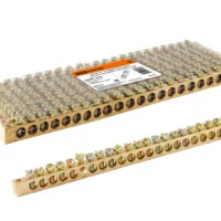 Шина “N” нулевая 6х9мм 22/2 (22 группы/крепеж по краям) TDM