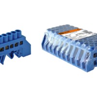 Шина “N” нулевая в изоляторе на DIN-рейку 8×12мм 6 групп TDM