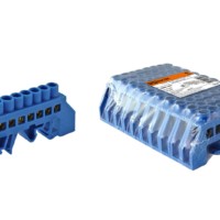 Шина “N” нулевая в изоляторе на DIN-рейку 8×12мм 8 групп TDM