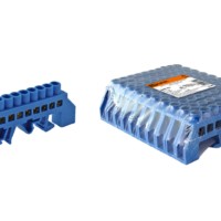 Шина “N” нулевая в изоляторе на DIN-рейку 8×12мм 10 групп TDM