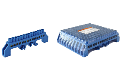 Шина “N” нулевая в изоляторе на DIN-рейку 8×12мм 14 групп TDM