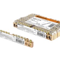 Шина “N” нулевая 8х12мм 14/1 (14групп/крепеж по центру) инд. стикер TDM