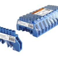 Шина “N” нулевая в изоляторе на DIN-рейку 8×12мм 6 групп инд. стикер TDM