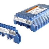 Шина “N” нулевая в изоляторе на DIN-рейку 8×12мм 8 групп инд. стикер TDM