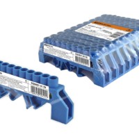 Шина “N” нулевая в изоляторе на DIN-рейку 8×12мм 10 групп инд. стикер TDM