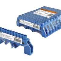 Шина “N” нулевая в изоляторе на DIN-рейку 8×12мм 12 групп инд. стикер TDM