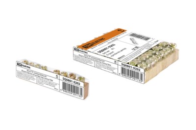 Шина “N” нулевая 6х9мм  8/1 (8групп/крепеж по центру) инд. стикер TDM