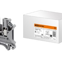 Зажим наборный ЗНН-1,5мм2 17,5А серый (Ph-C UK-1,5N) TDM