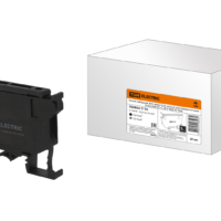 Зажим наборный ЗНН-4мм2 6,3А черный для плавких вставок 5х20 500В (Ph-C UK 5-HESI N) TDM