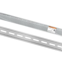 DIN-рейка алюминиевая усиленная перфорированная 35х7,5х1,5х1000мм TDM