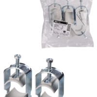 Зажим кабельный для С-профиля, диаметр кабеля 30-38 мм TDM