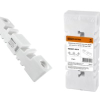 Изолятор шинный плоский ИШП 2П для шин 5 и 10 мм, длина 180 мм,  межшинное расстояние 72 мм TDM