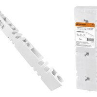 Изолятор шинный плоский ИШП 3П для шин 5 и 10 мм, длина 370 мм, межшинное растояние 125 мм TDM