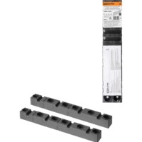 Изолятор шинный плоский ИШП 4П для шин 10 мм, длина 264 мм, межшинное расстояние 70 мм TDM