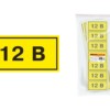 Символ “12В” 35х100мм TDM