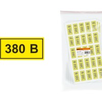 Символ “380В” 20х40мм TDM
