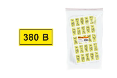 Символ “380В” 20х40мм TDM
