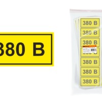 Символ “380В” 35х100мм TDM