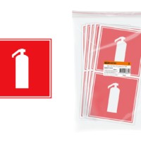 Знак 150х150мм “Огнетушитель” TDM