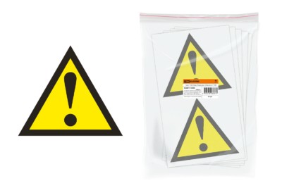 Знак 150х150мм “Внимание. Опасность” TDM