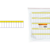 Маркировочная таблица на 12 модулей TDM