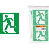 Знак “Выход здесь” (левосторонний) 150х150мм TDM