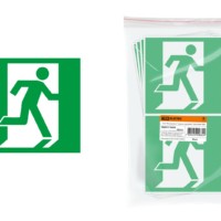 Знак “Выход здесь” (правосторонний) 150х150мм TDM