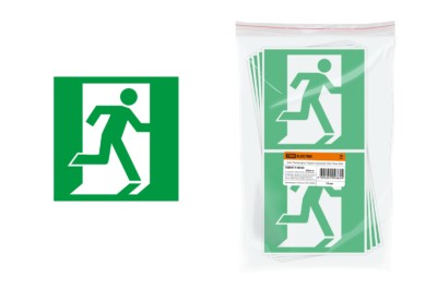 Знак “Выход здесь” (правосторонний) 150х150мм TDM